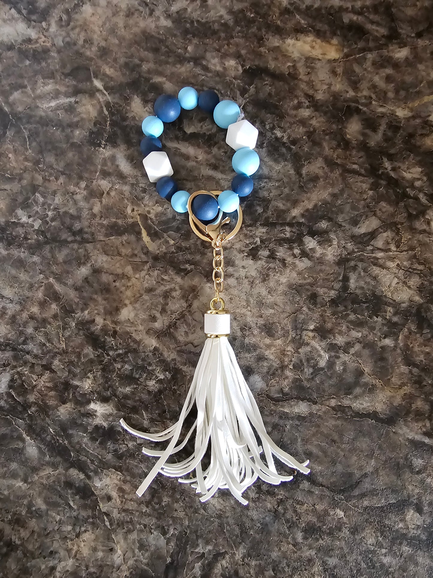 Beaded Wristlet Keychain