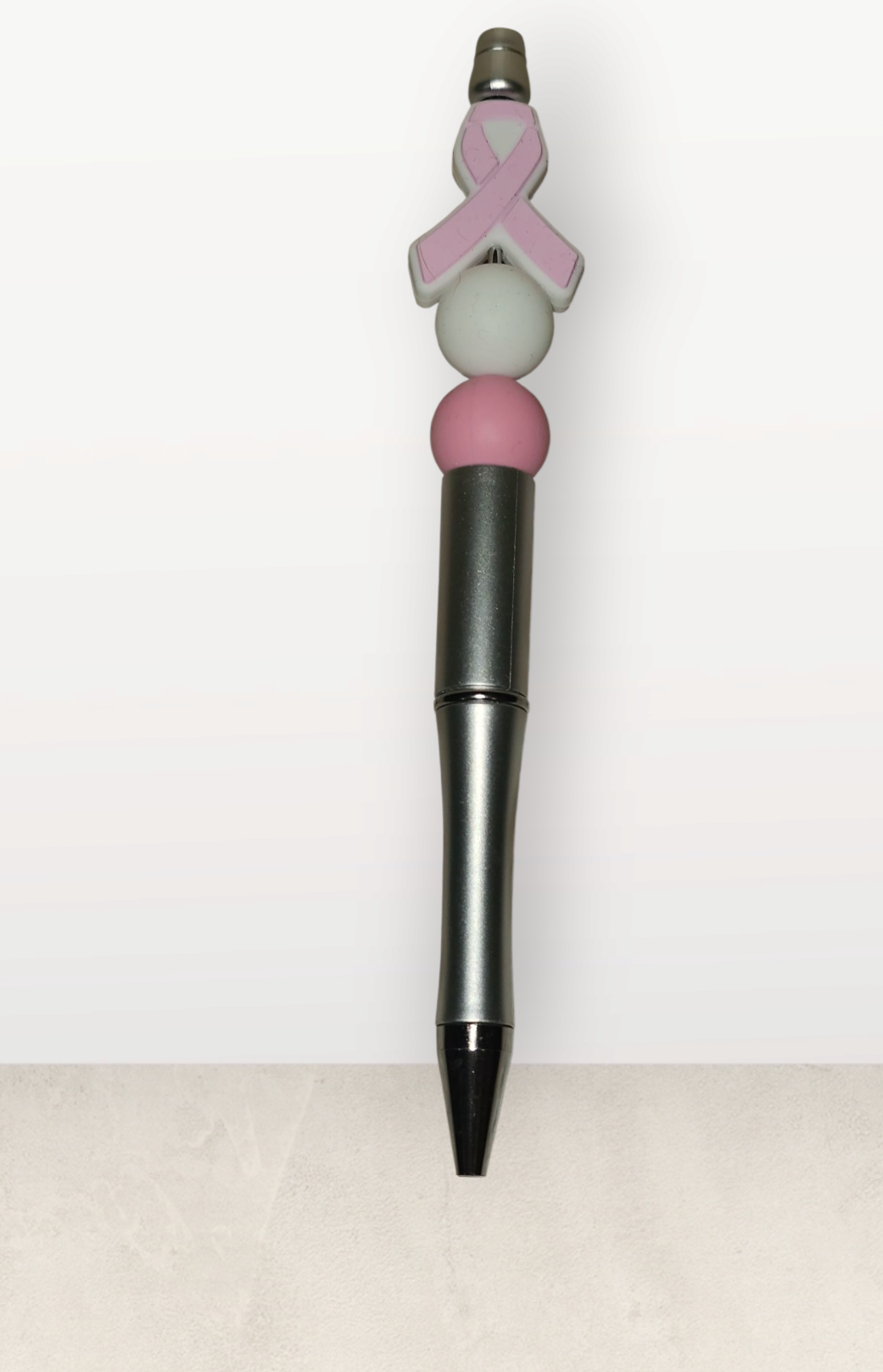 Beaded Fashion Pen - Breast Cancer Awareness