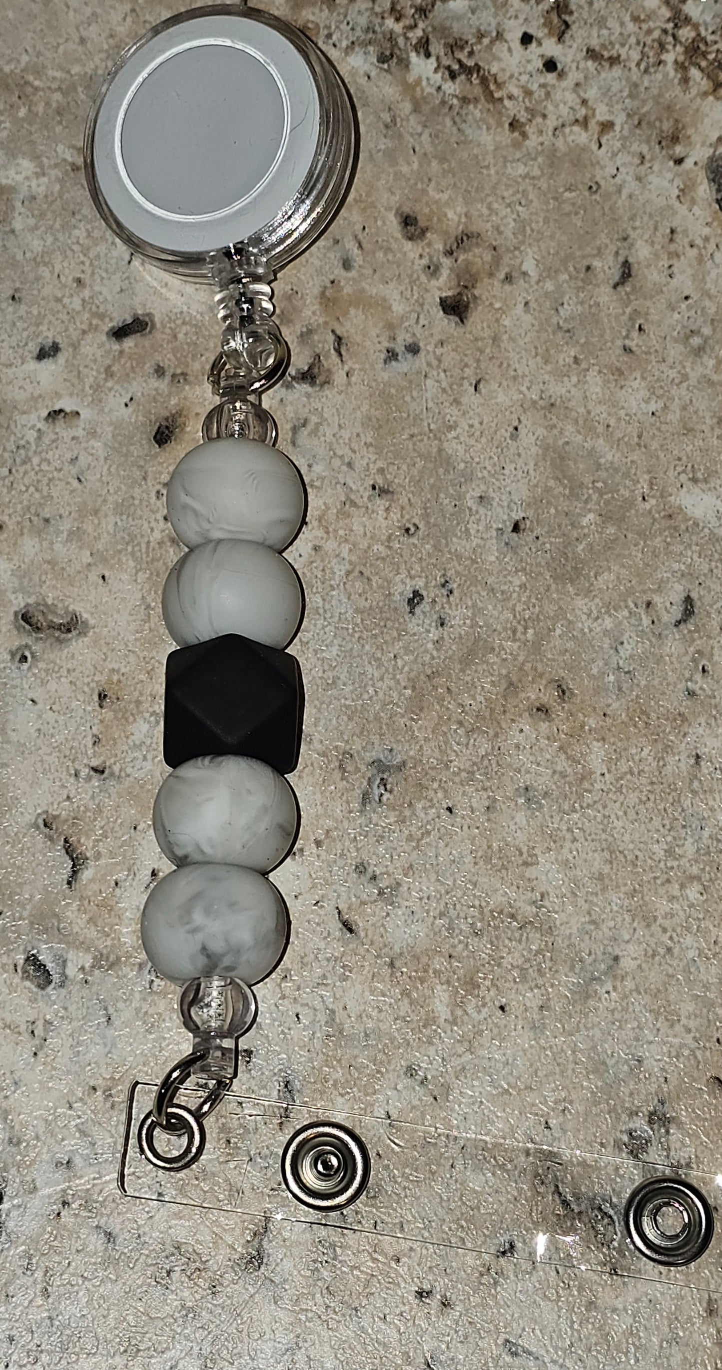 Beaded Badge Reel