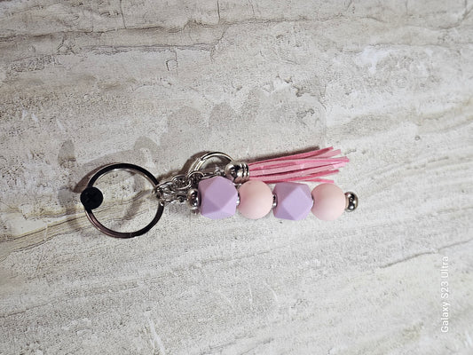 Beaded Bar Keychain