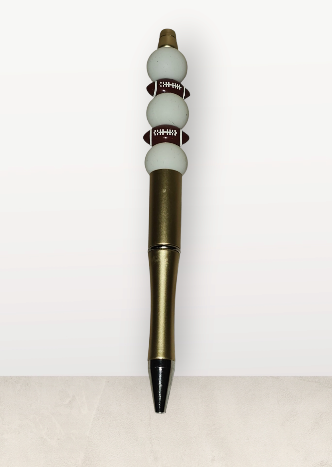 Beaded Fashion Pen-Football