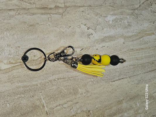 Beaded Bar Keychain