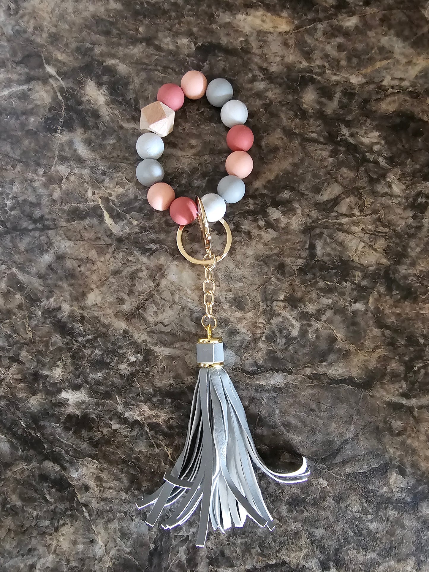 Beaded Wristlet Keychain