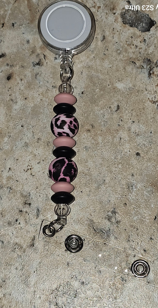 Beaded Badge Reel