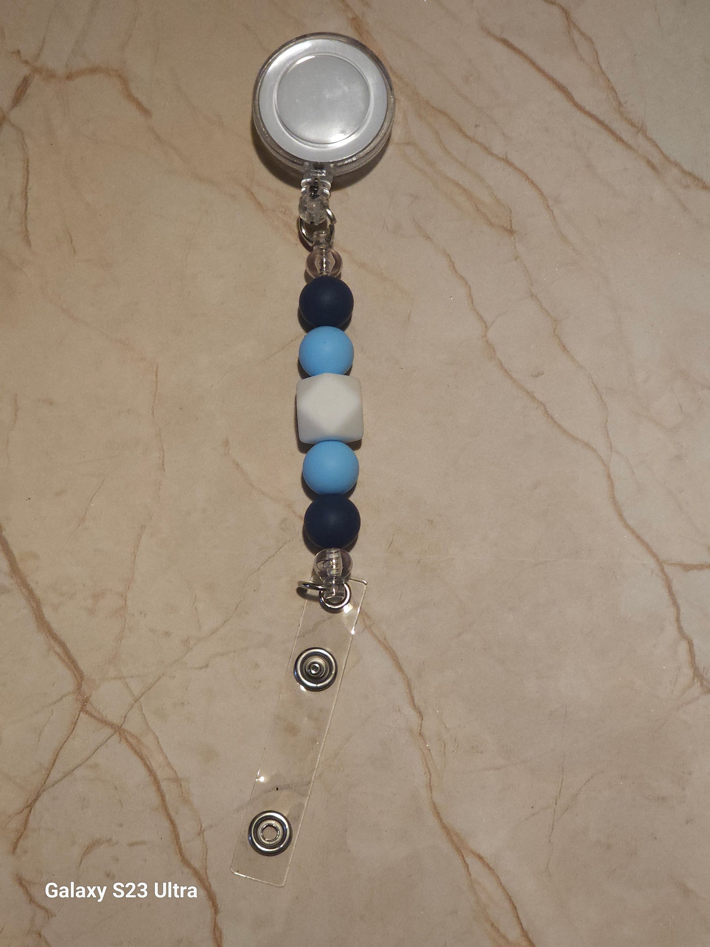 Beaded Badge Reel
