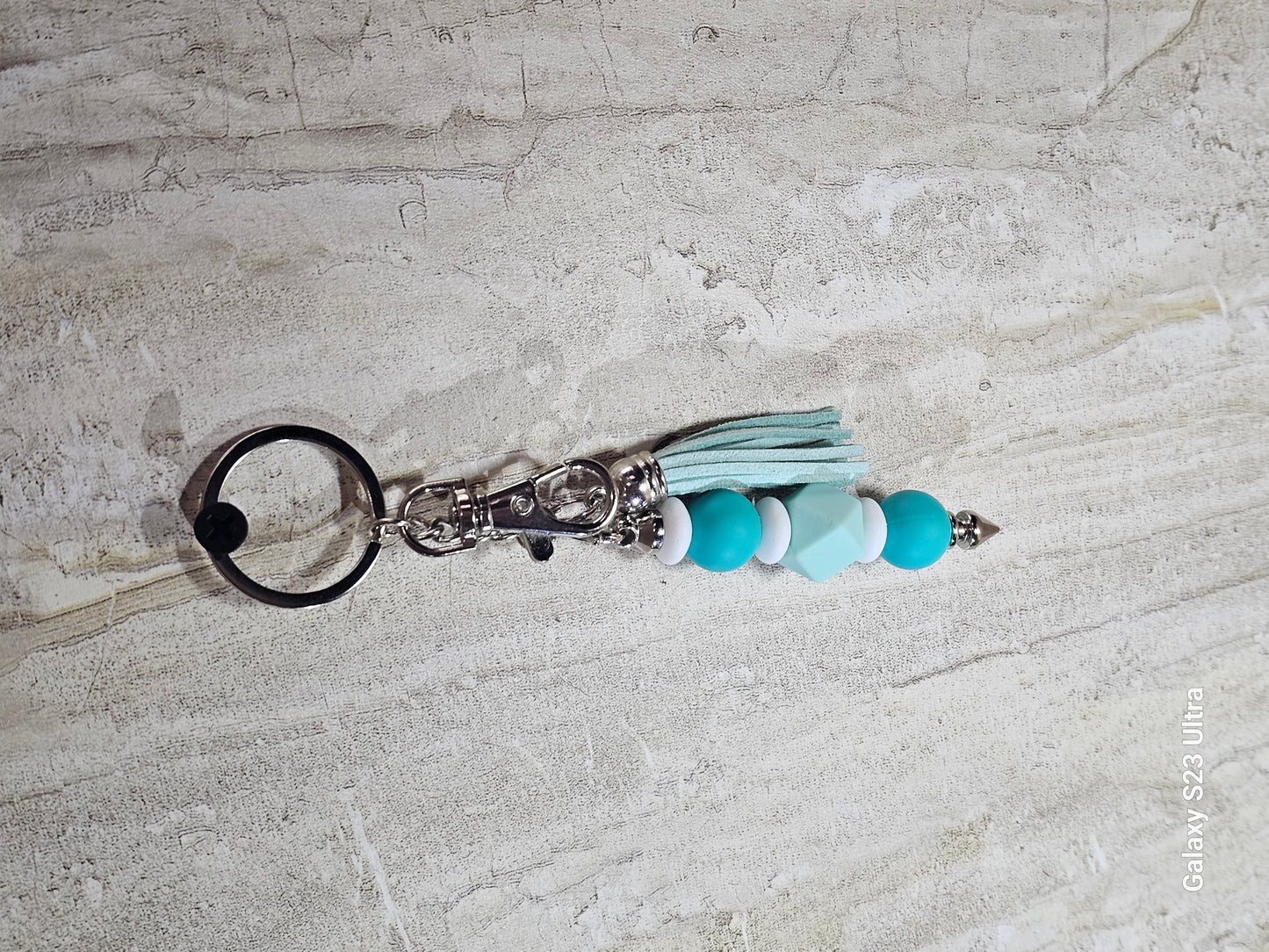 Beaded Bar Keychain