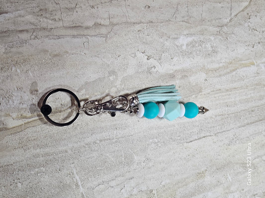 Beaded Bar Keychain