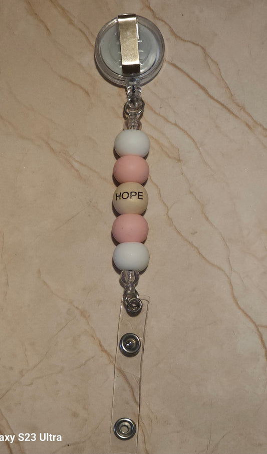 Beaded Badge Reel