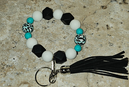 Beaded Wristlet Keychain