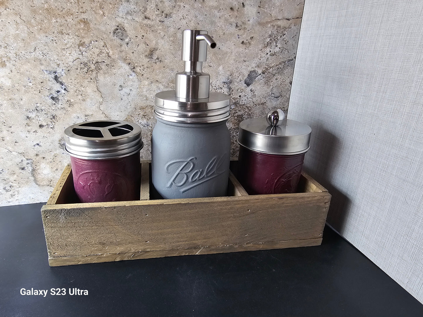 Bathroom Set with Crate