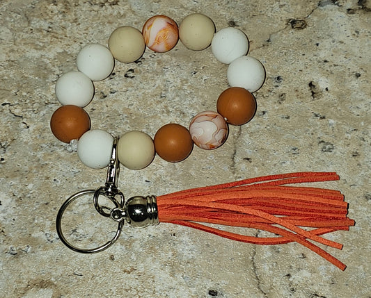 Beaded Wristlet Keychain
