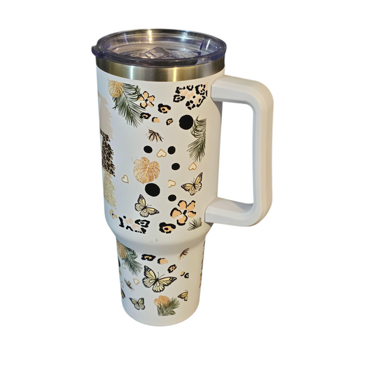 40oz Tumbler - "Pray on it, Pray over it, Pray through it"